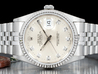 Rolex Datejust 36 Argento Jubilee 16234 Silver Lining Diamanti 